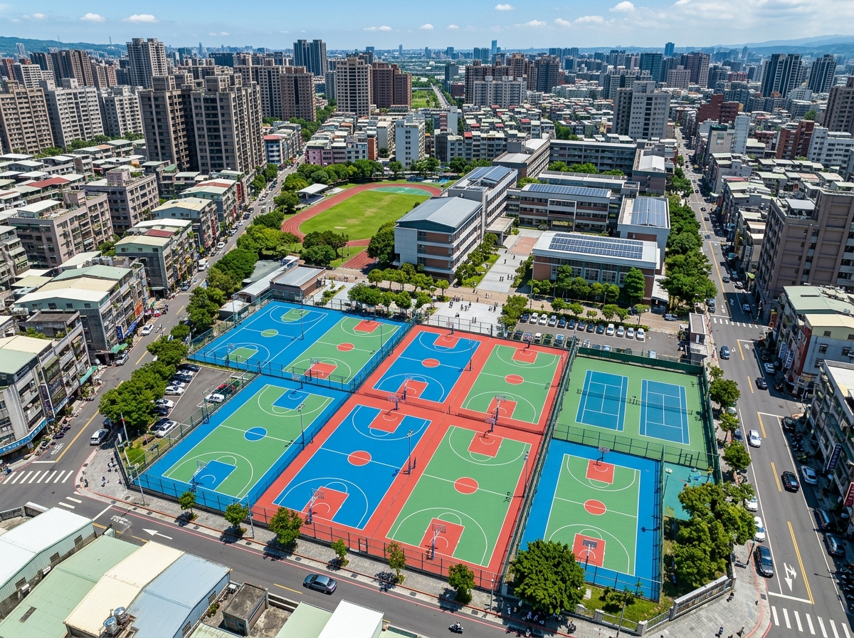 上饶市硅PU球场硅PU篮球场 - 一站式服务