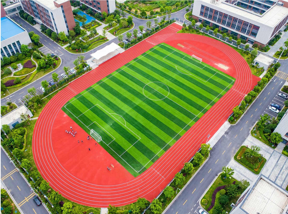 上饶市硅PU篮球场学校塑胶跑道 - 方案